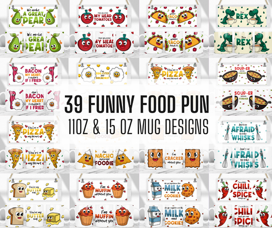 39 Funny Pun Mug Png Designs, 11oz and 15oz Sublimation Template, Mug sublimation png, Coffee mug designs, coffee mug png, Nurse Teacher Mug