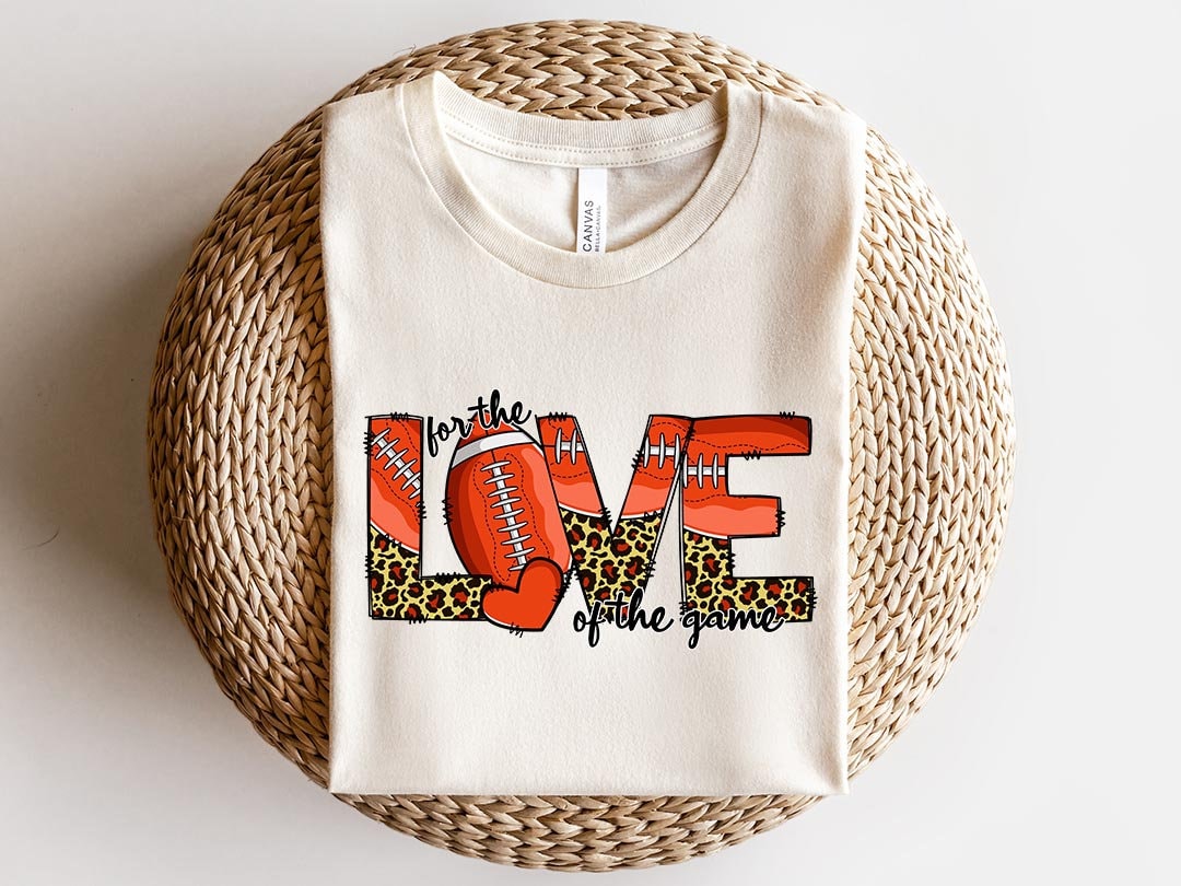 Football Love Sublimation PNG Design, Grid iron Love Digital Download PNG File, Commercial Use