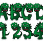 Dinosaur Doodle Letters, Dino Alphabet, Dinosaur Alphabet PNG, Entire Doodle Alphabet Uppercase Lowercase Numbers PNG