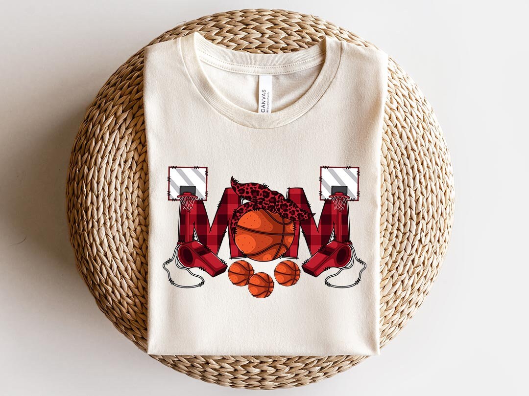 Basketball Mom Sublimation PNG Design, Sport Mom Digital Download PNG File, Commercial Use