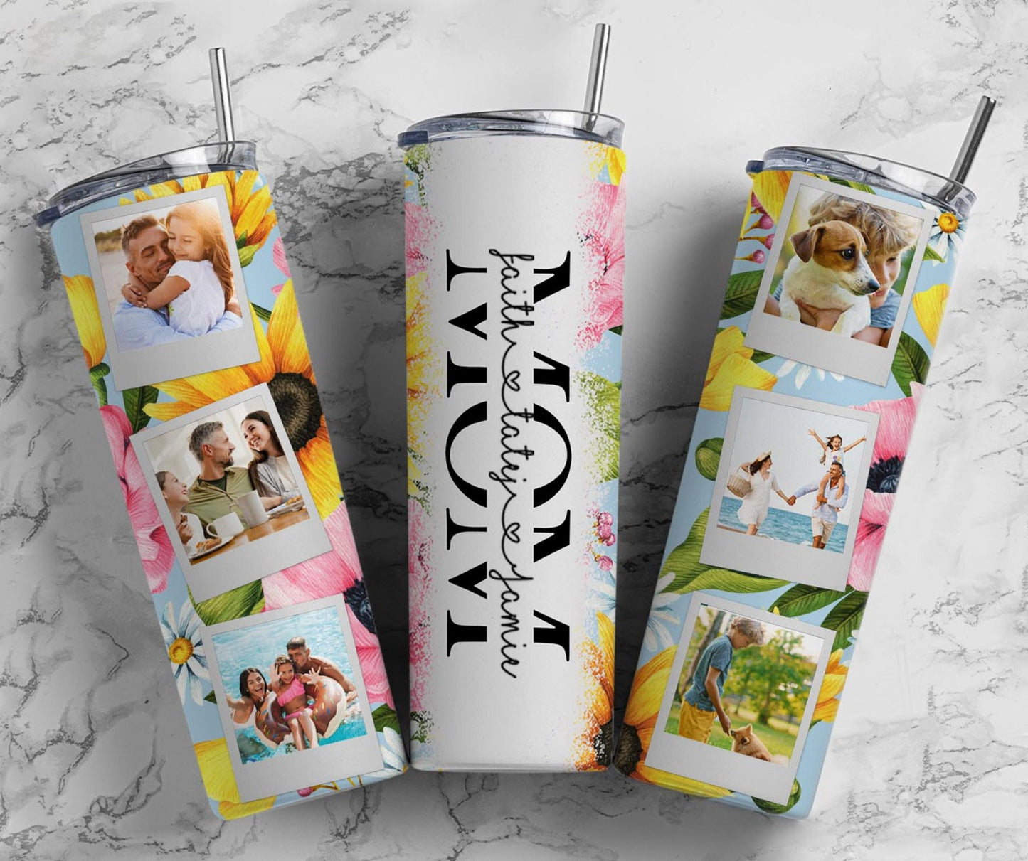 50+ MOM Tumbler, Seamless Tumbler, Design Bundle, MAMA Tumbler png, 20oz Straight Tumbler, Sunflower Tumbler Wrap, Floral tumbler PNG