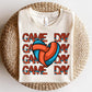 Sublimation PNG Sublimation PNG - Game day Sublimation PNG Design, Love heart volley ball Digital Download PNG File, Commercial Use-Tumblerwrapdesigns