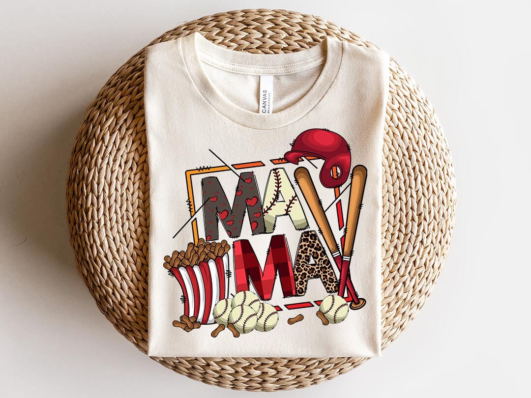 Baseball Sublimation PNG Design, Mama Digital Download PNG File, Commercial Use