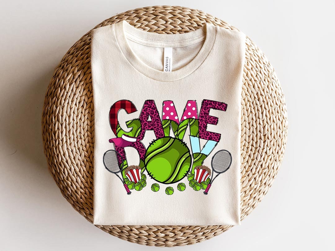 Tennis racquet Sublimation PNG Design, Game day Digital Download PNG File, Commercial Use