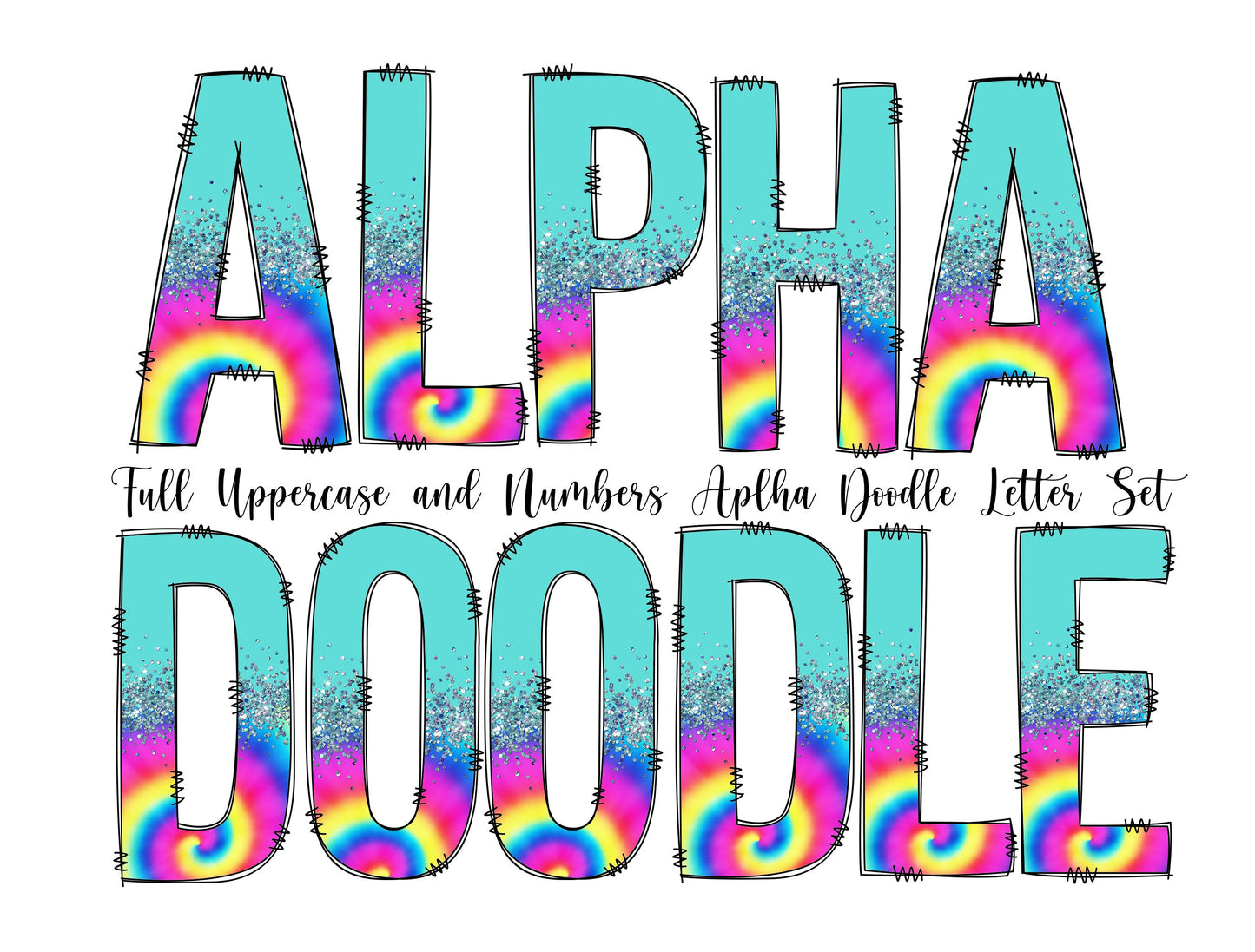 200+ MEGA BUNDLE - Doodle Letters! Uppercase & Lowercase, Entire Doodle Alphabet, Numbers, Individually Saved PNG, pack, Sublimation letters (2023-04-18 21.32.21)