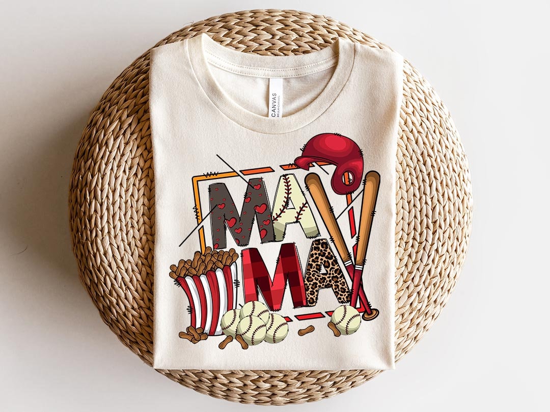 Baseball Mama Sublimation PNG Design,Sport Mama Digital Download PNG File, Commercial Use