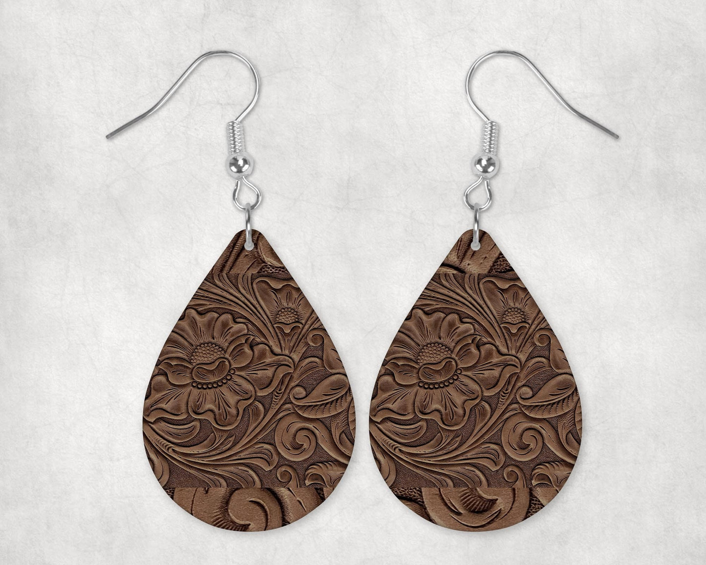 80 + Western Teardrop Earring, Sublimation Png, Sublimation Designs Downloads, Digital Download, Country Earring, Western Design,