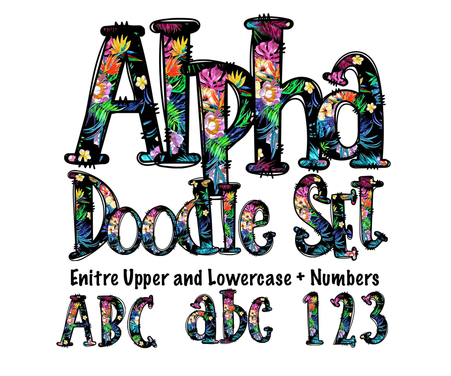 200+ MEGA BUNDLE - Doodle Letters! Uppercase & Lowercase, Entire Doodle Alphabet, Numbers, Individually Saved PNG, pack, Sublimation letters (2023-04-18 23.36.40)