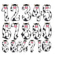 Farm Animal Doodle Letters, Horse Alphabet, Cow Alphabet PNG, Entire Doodle Alphabet Uppercase Lowercase Numbers PNG