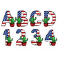 Western Doodle Letters, Gemstone Alphabet, Cactus Alphabet PNG, Entire Doodle Alphabet Uppercase Lowercase Numbers PNG