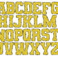 100 MEGA BUNDLE - Glitter Varsity Doodle Letters! 100 Uppercase Entire Doodle Alphabet, Numbers Individually Saved PNG