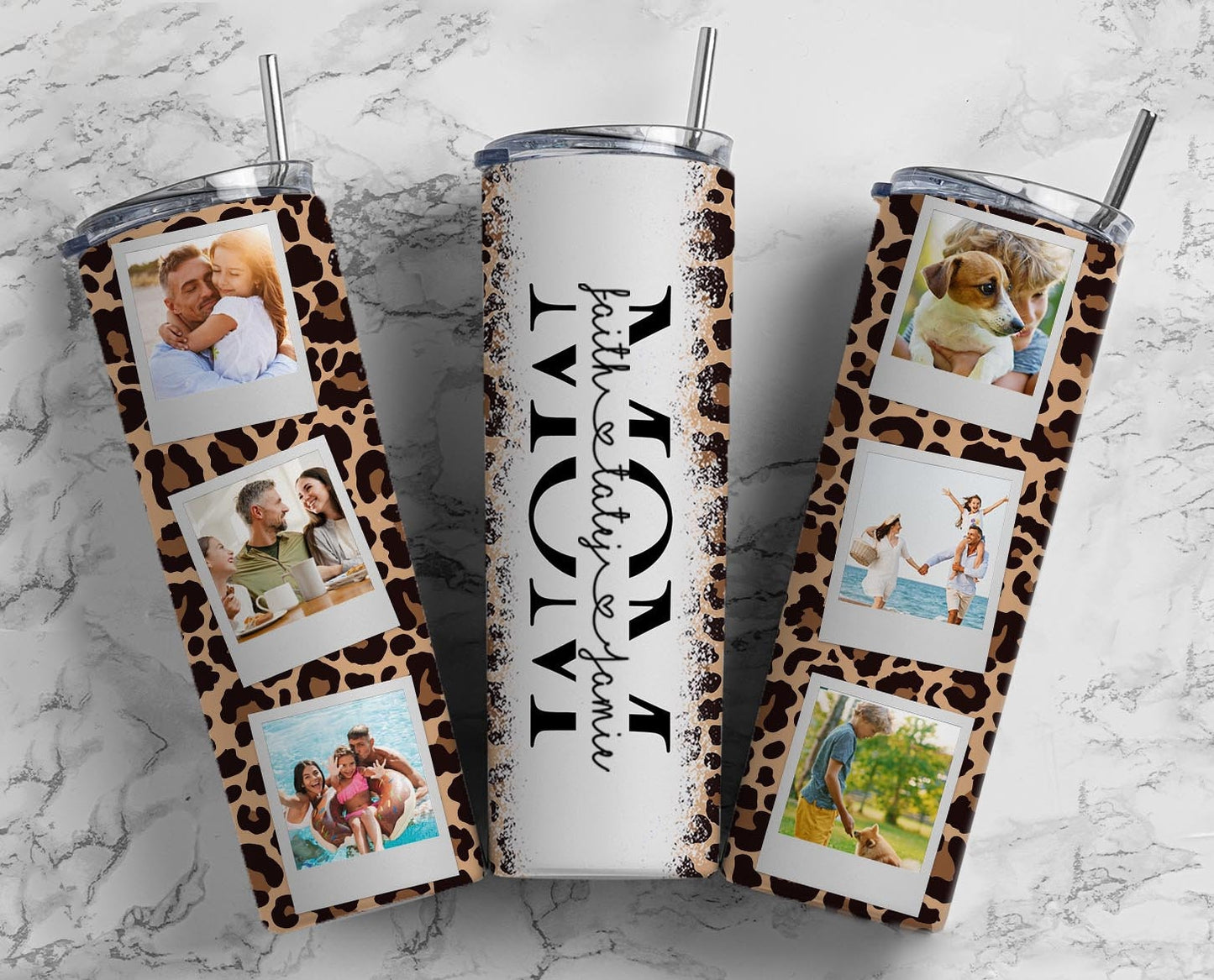 20oz Seamless Mom Split Polaroid Tumbler Mama Seamless 20oz Sublimation Tumbler, Mothers. Mama Tumbler, Seamless Tumbler, Mom Tumbler Wrap