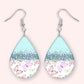 Sublimation PNG Sublimation PNG - 200 Agate Teardrop Earrings Sublimation Design, Earring Designs, Teardrop Sublimation Design, Instant Download, Commercial Use Png-Tumblerwrapdesigns