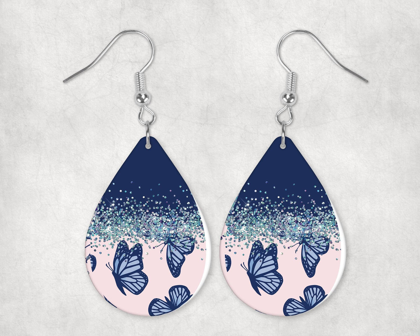 200 Glitter Teardrop Earrings Sublimation Design, Earring Designs, Teardrop Sublimation Design, Instant Download, Commercial Use Png