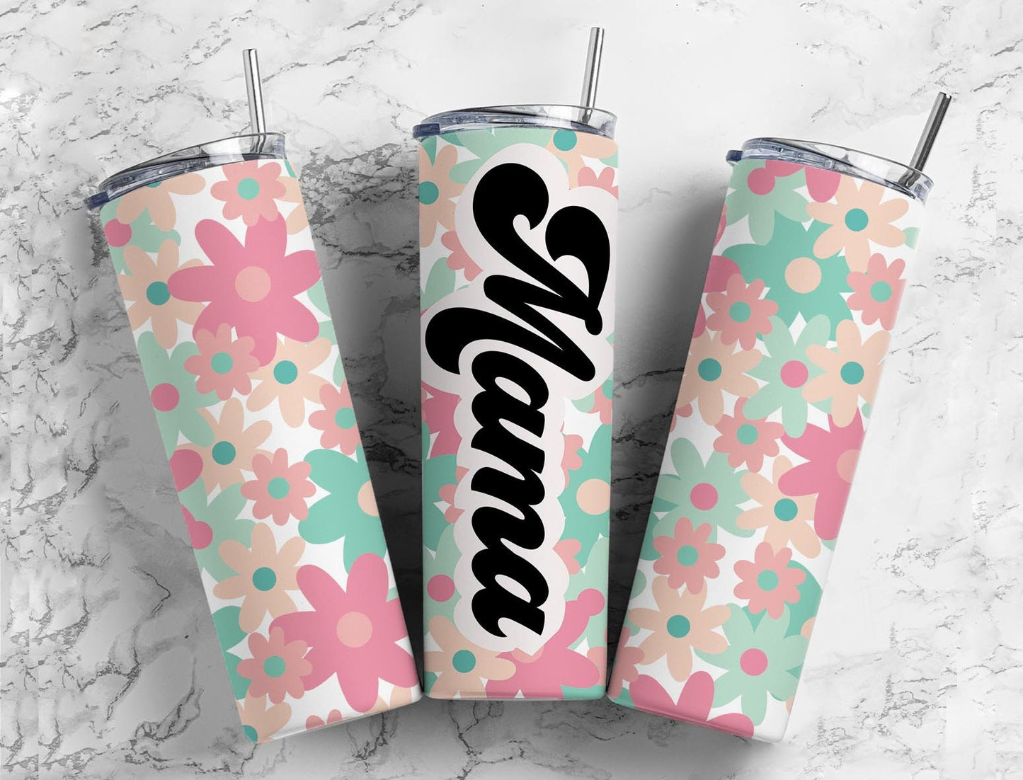 14+ MOM Versions Tumbler Design Bundle, MAMA Tumbler png, 20oz Straight Tumbler, Retro Flower Tumbler PNG, Mama, Gigi, Mimi, MawMaw, Mimi