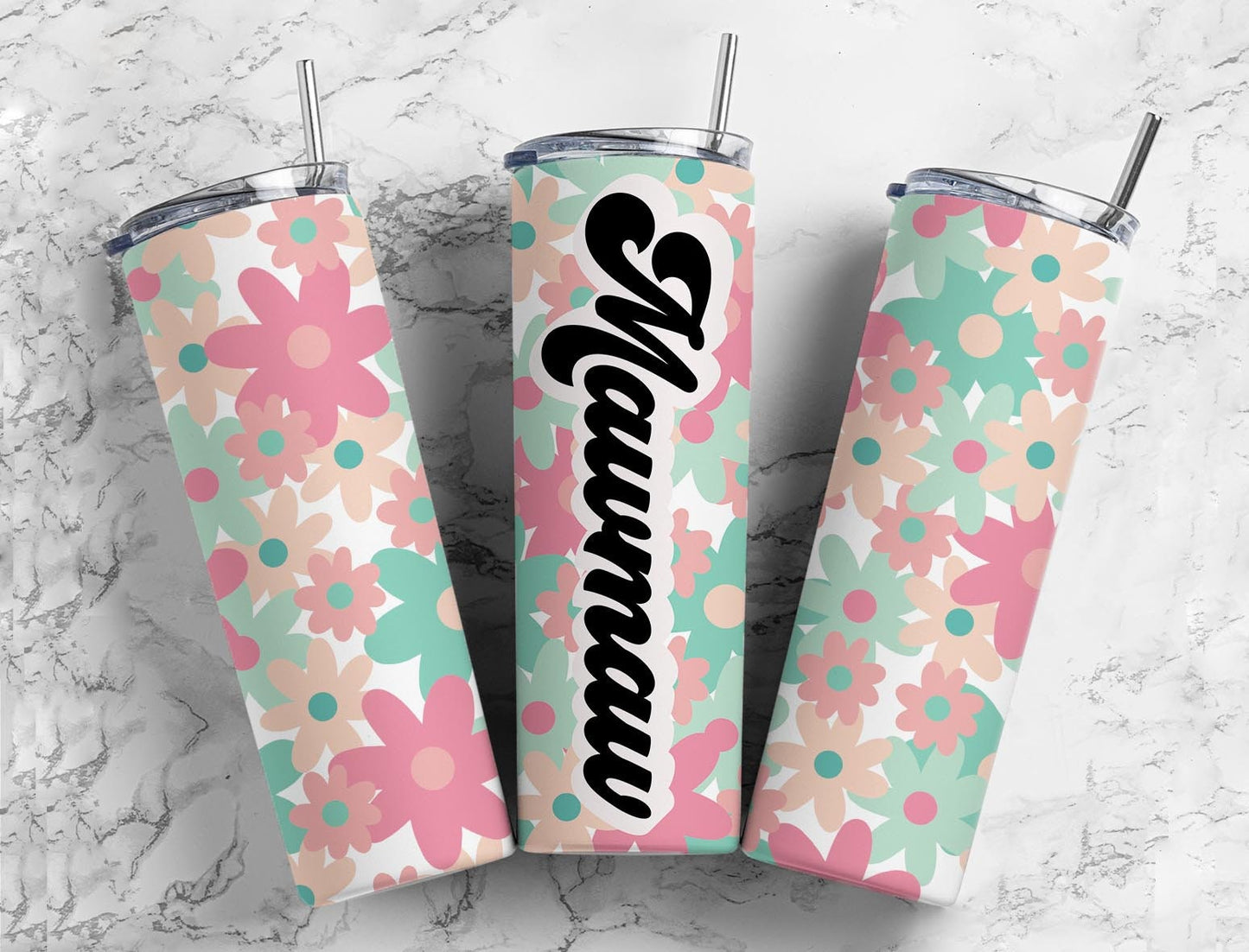 14+ MOM Versions Tumbler Design Bundle, MAMA Tumbler png, 20oz Straight Tumbler, Retro Flower Tumbler PNG, Mama, Gigi, Mimi, MawMaw, Mimi