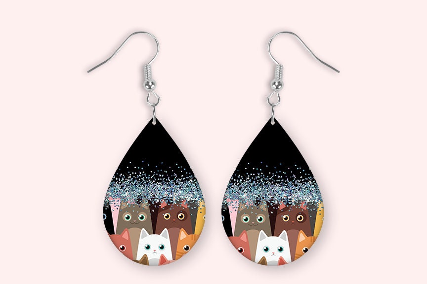 200 Agate Teardrop Earrings Sublimation Design, Earring Designs, Teardrop Sublimation Design, Instant Download, Commercial Use Png