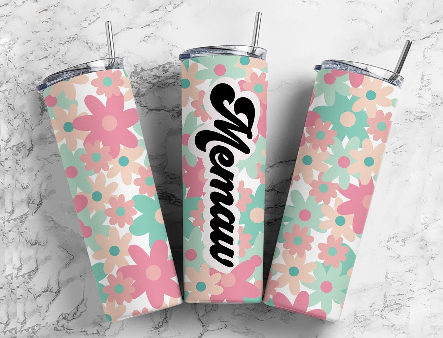 14+ MOM Versions Tumbler Design Bundle, MAMA Tumbler png, 20oz Straight Tumbler, Retro Flower Tumbler PNG, Mama, Gigi, Mimi, MawMaw, Mimi