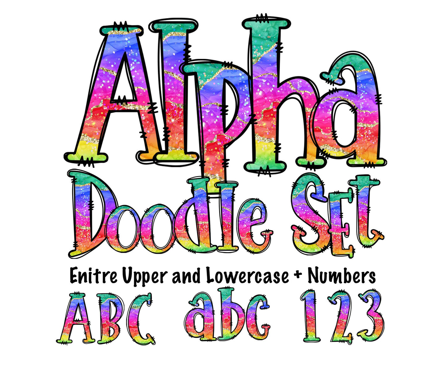 200+ MEGA BUNDLE - Doodle Letters! Uppercase & Lowercase, Entire Doodle Alphabet, Numbers, Individually Saved PNG, pack, Sublimation letters (2023-04-18 23.36.40)