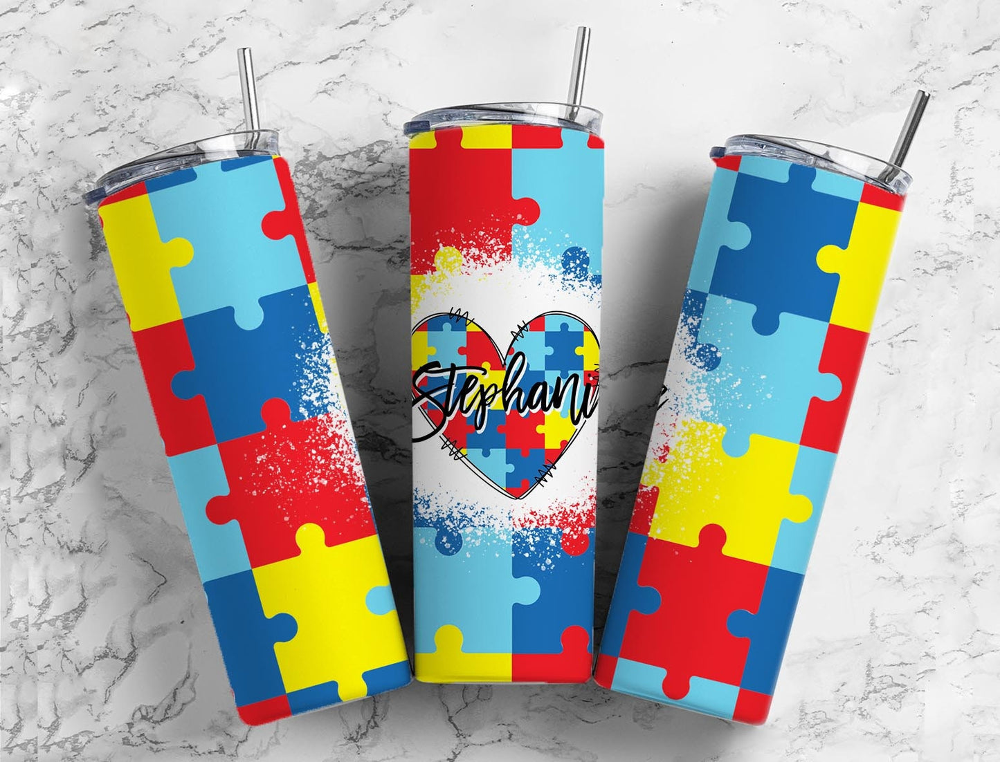 27x Love Heart Bundle Editable Canva Tumbler Templates, Add Your Own Name, Canva Template, 9.2x8.3 Tumbler Wrap Designs