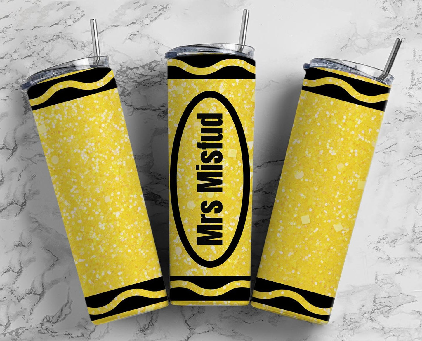 20 Crayon Editable Canva Tumbler Templates, Add Your Own Name, Canva Template, 9.2x8.3 Seamless Tumbler Wrap Designs, Teacher Gift