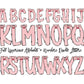 Farm Animal Doodle Letters, Horse Alphabet, Cow Alphabet PNG, Entire Doodle Alphabet Uppercase Lowercase Numbers PNG