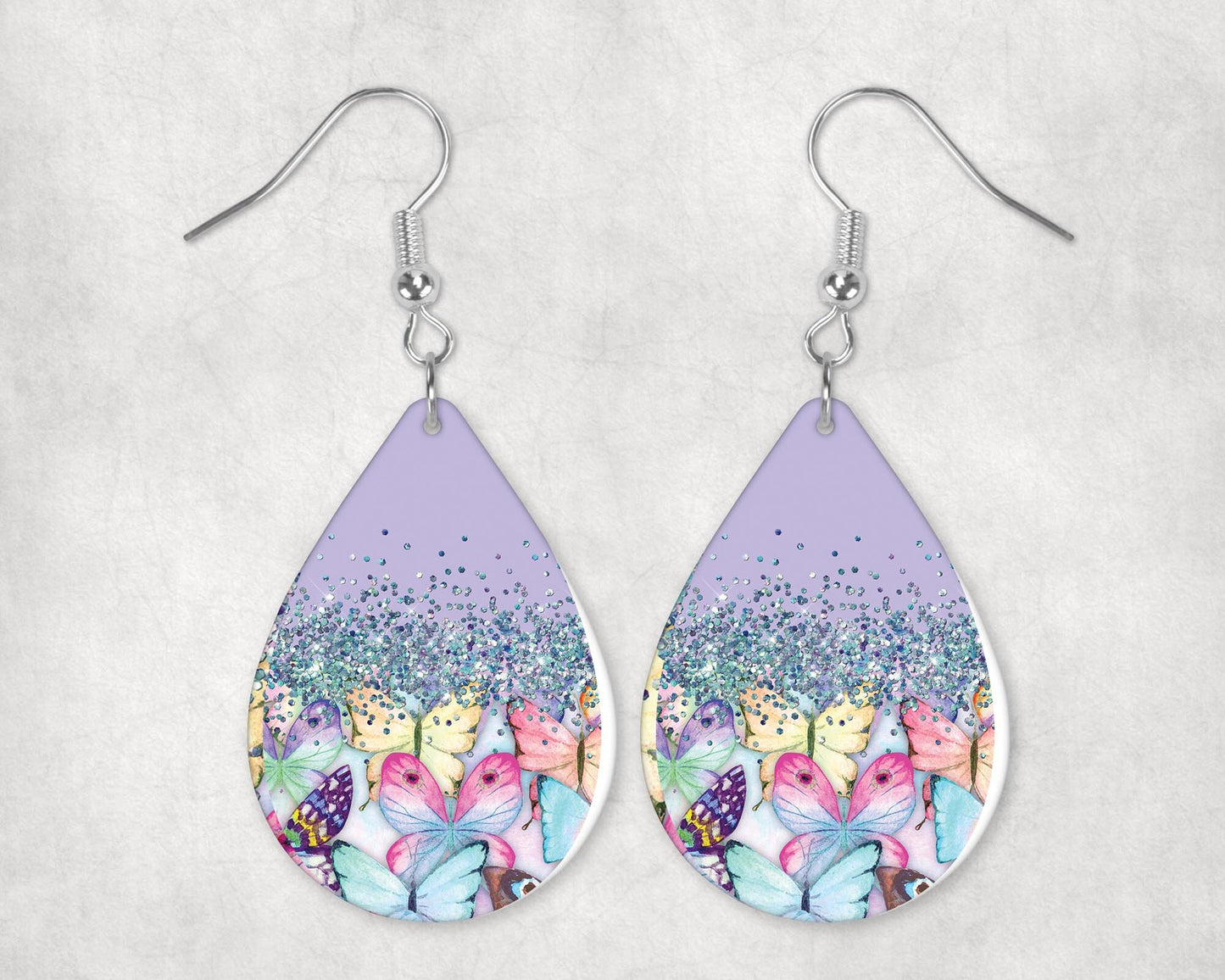 200 Glitter Teardrop Earrings Sublimation Design, Earring Designs, Teardrop Sublimation Design, Instant Download, Commercial Use Png