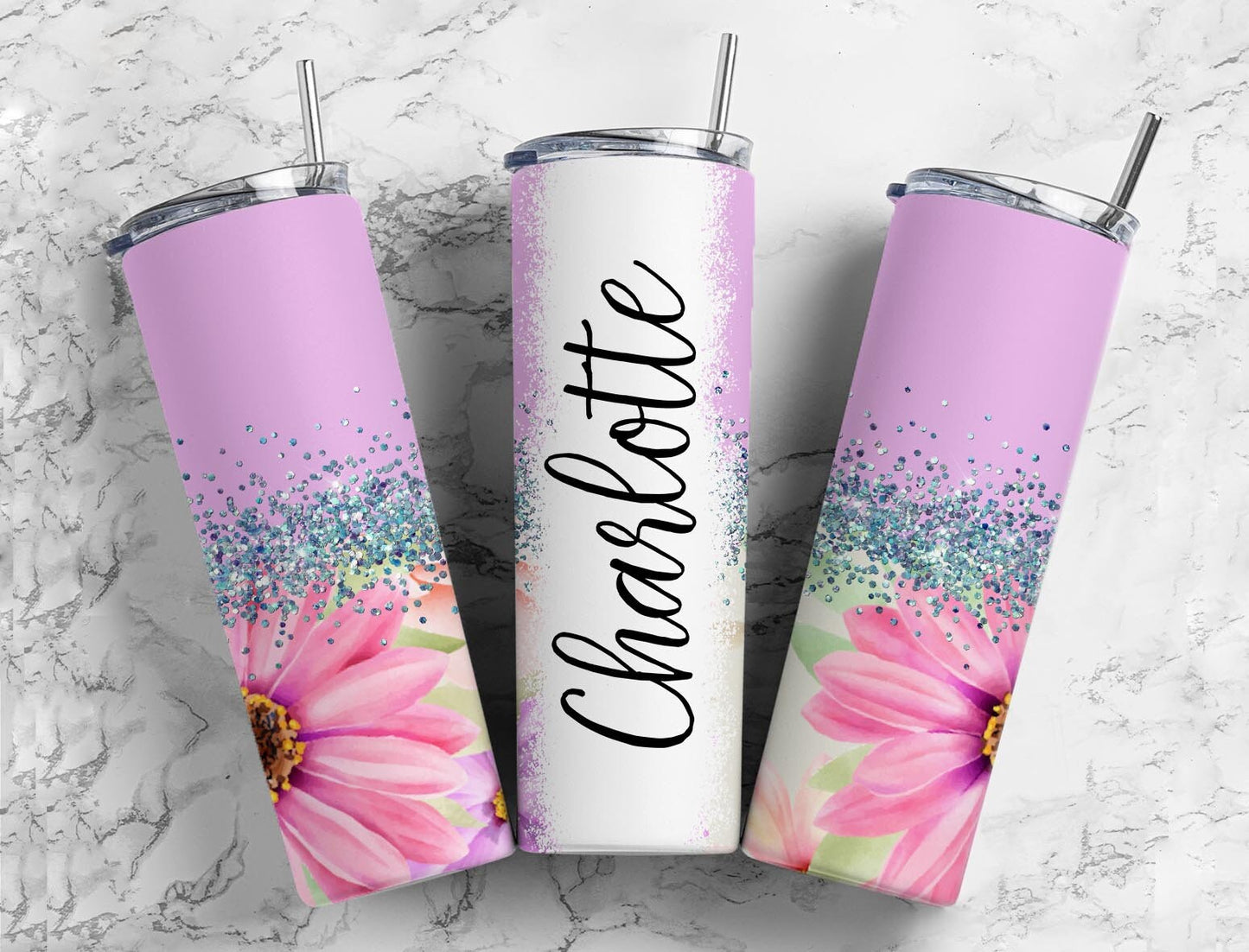 50 + Floral Tumbler Wrap, Straight Tumbler, Sublimation, Design Bundle, Tumbler png, 20oz Straight Tumbler, Sunflower Tumbler Wrap PNG