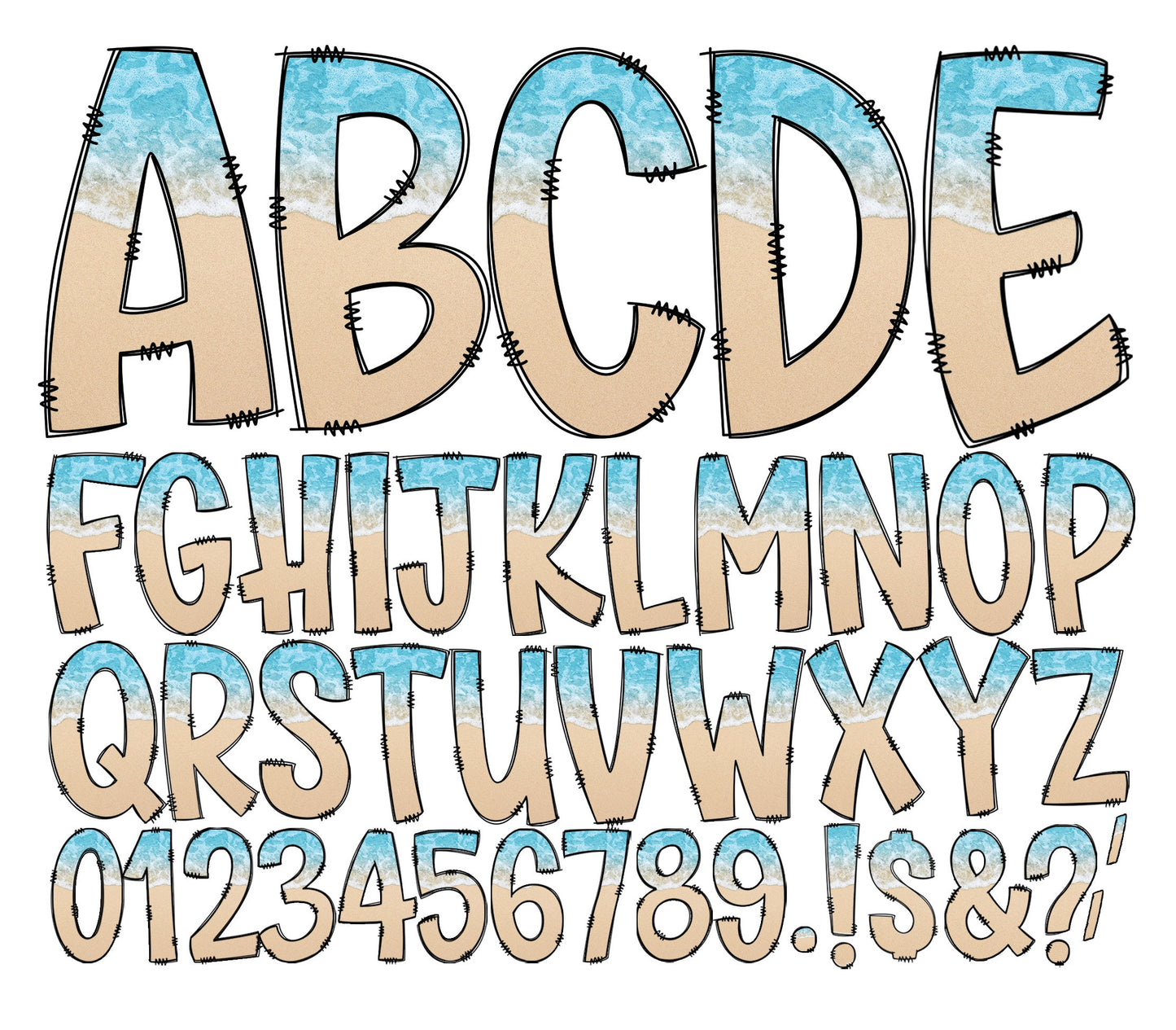 200+ MEGA BUNDLE - Doodle Letters! Uppercase & Lowercase, Entire Doodle Alphabet, Numbers, Individually Saved PNG, pack, Sublimation letters (2023-04-18 16.01.20)