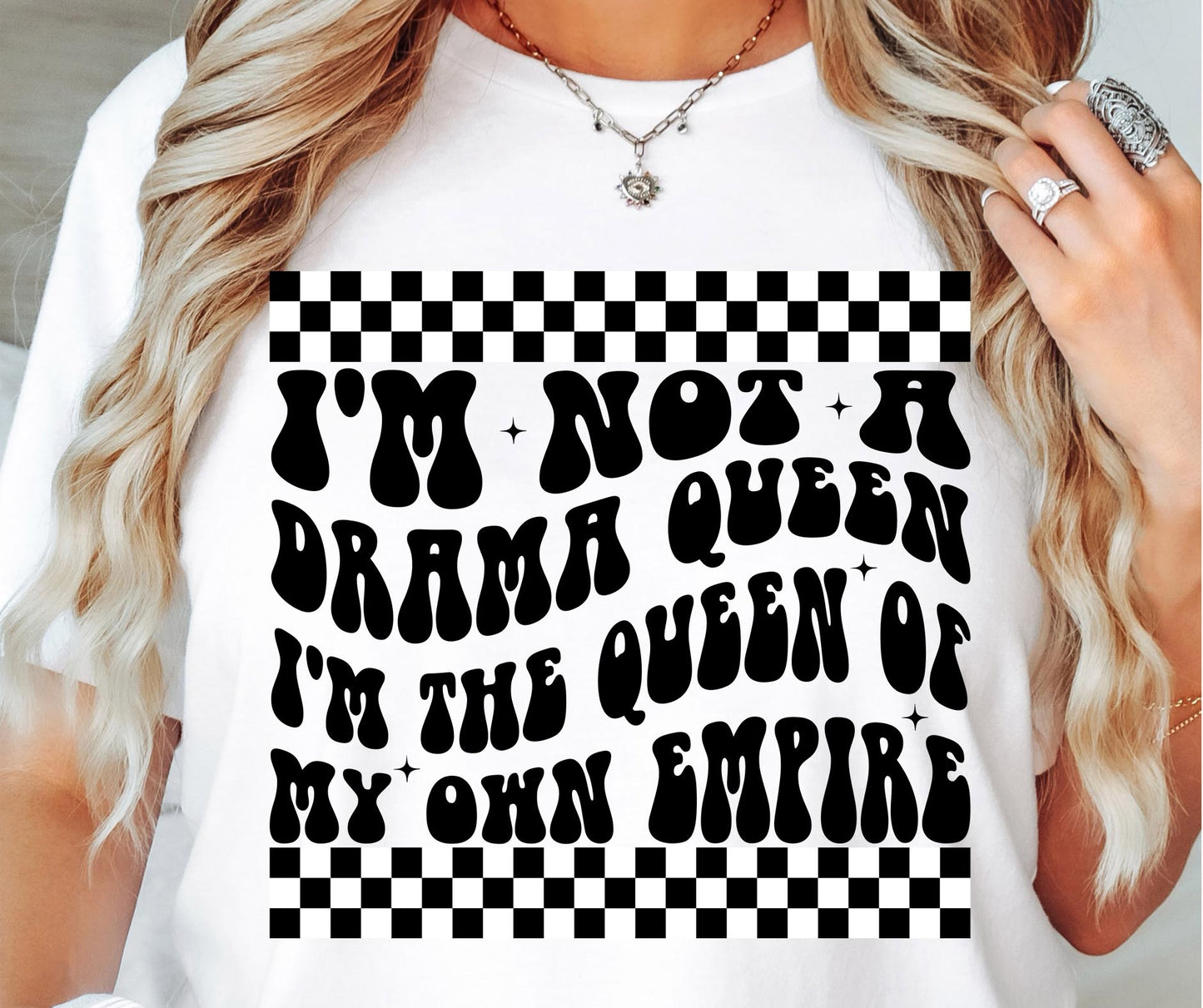 Im Not A Drama Queen Svg Files, Svg Tshirt, Png and Svg Sublimation Design, Svg Files For Cricut, Silhouette