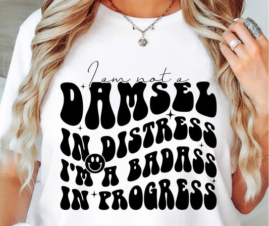 Im Not A Damsel In Distress Svg Files, Svg Tshirt, Png and Svg Sublimation Design, Svg Files For Cricut, Silhouette