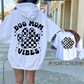 Sublimation PNG Sublimation PNG - DOG MOM VIBES T-shirt Png Design, Retro Smile Sublimation, Groovy Checker Digital Download Png File,-Tumblerwrapdesigns