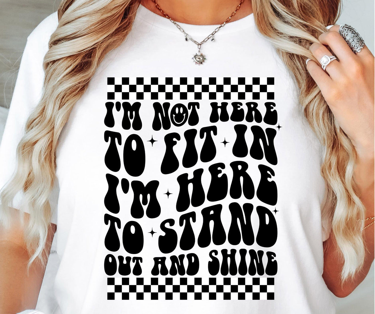 Im Not Here To Fit In Svg Files, Svg Tshirt, Png and Svg Sublimation Design, Svg Files For Cricut, Silhouette