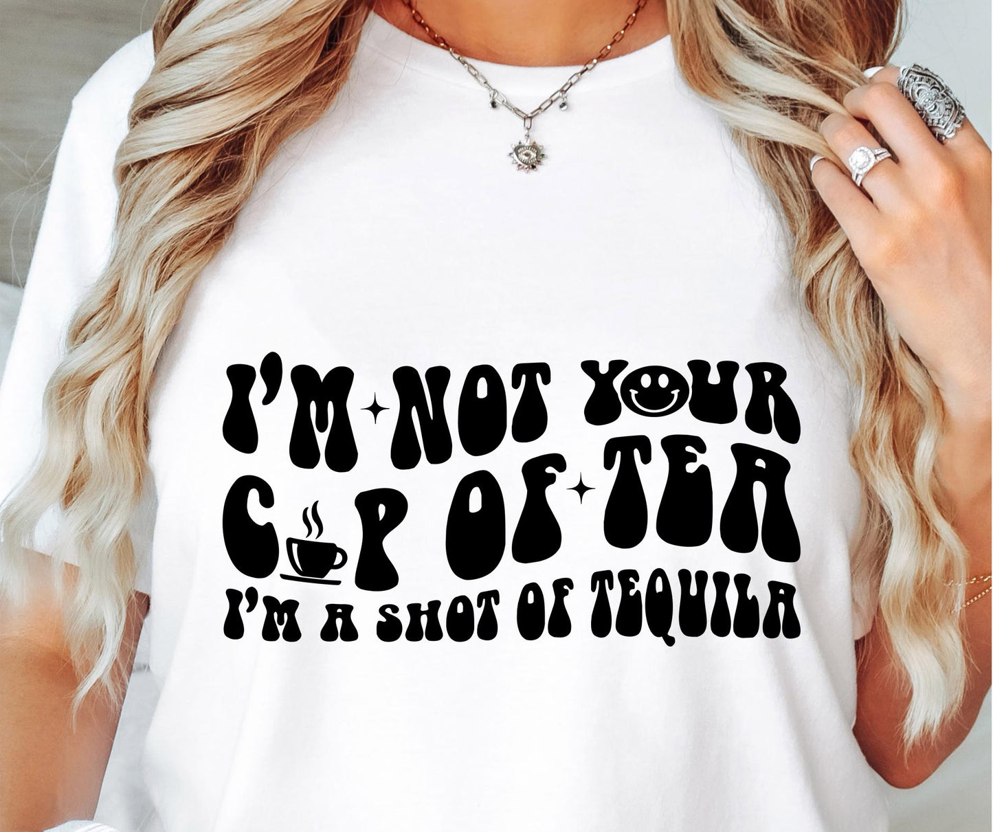 Im Not A Cup of Tea Svg Files, Svg Tshirt, Png and Svg Sublimation Design, Svg Files For Cricut, Silhouette