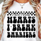 I Don`t Break Hearts Svg Files, Svg Tshirt, Png and Svg Sublimation Design, Svg Files For Cricut, Silhouette