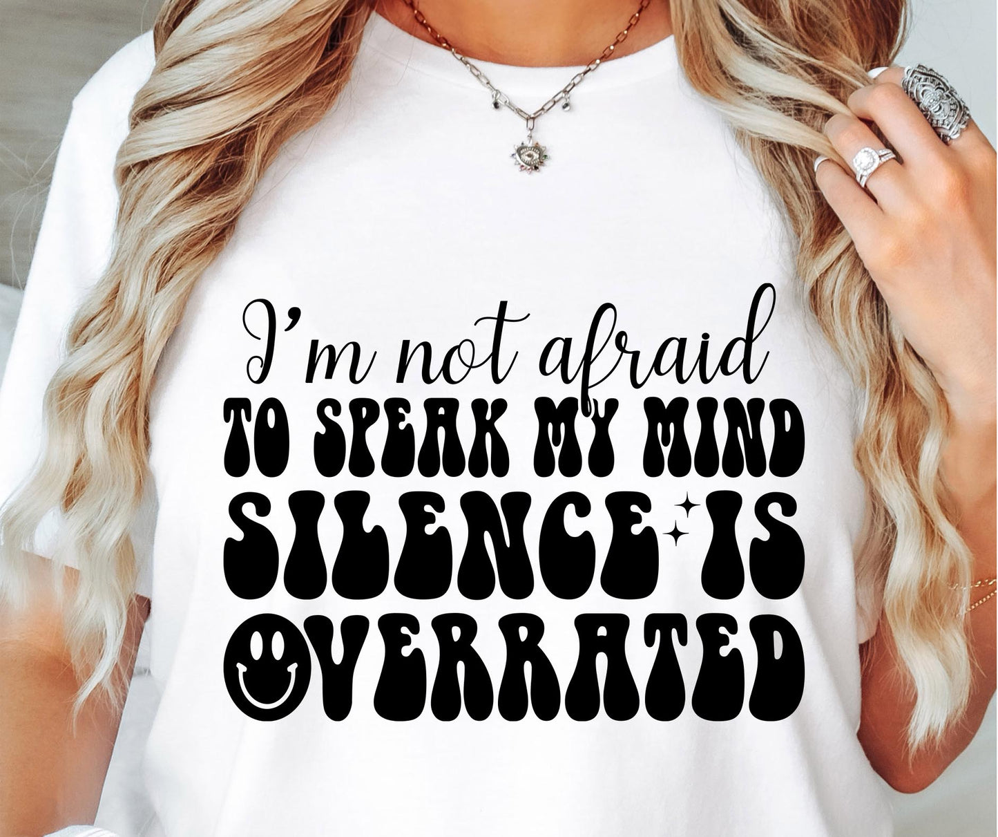 Silence is Overrated Svg Files, Svg Tshirt, Png and Svg Sublimation Design, Svg Files For Cricut, Silhouette