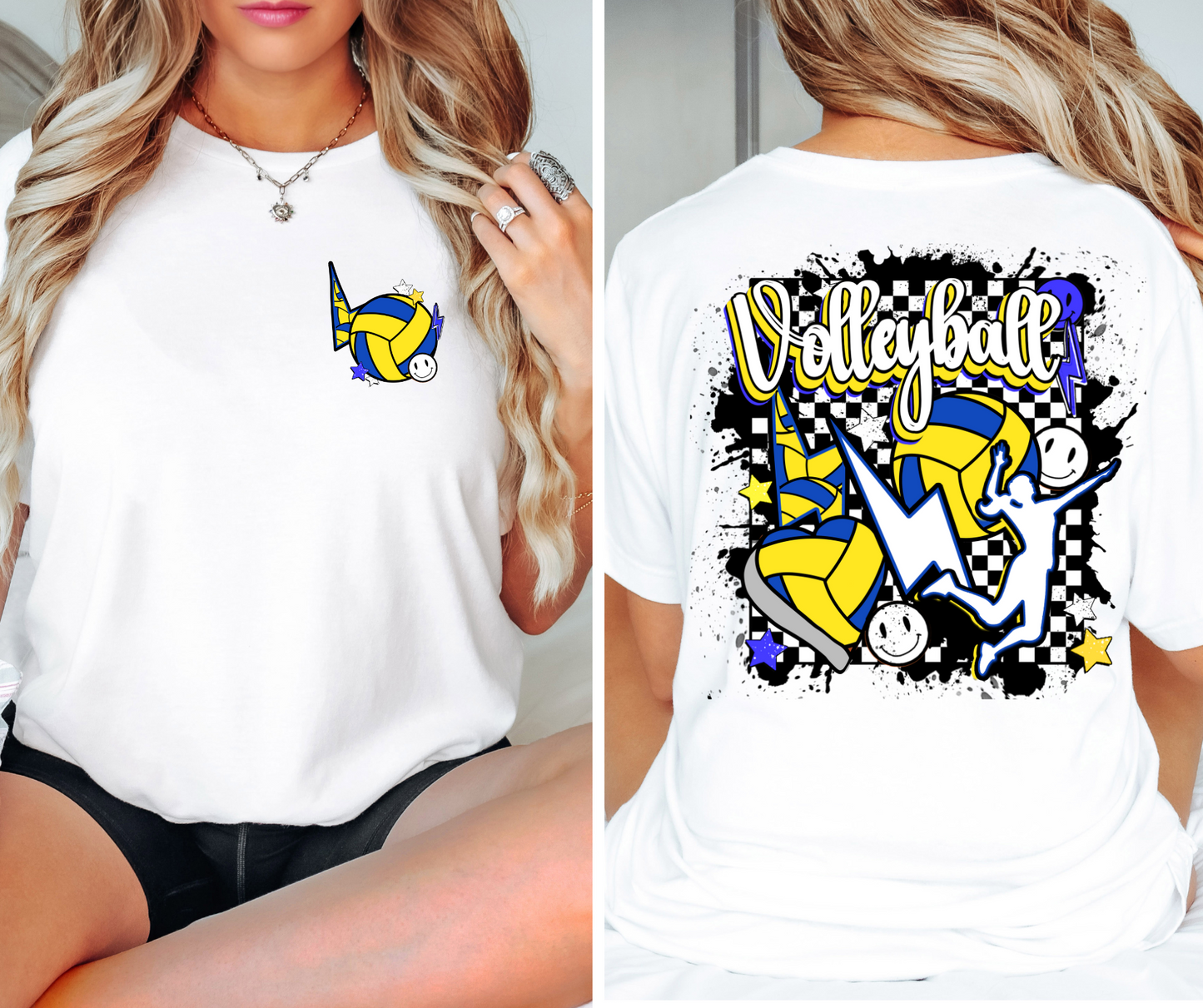 Volleyball Retro T-shirt Png Design, Retro Sublimation, Volleyball Digital Download PNG File, Commercial Use