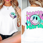 Sublimation PNG Sublimation PNG - Fluro Neon Mama T-shirt Png Design, Retro Hippy Sublimation, Smile 90s Digital Download PNG File, Commercial Use Matching Pocket Front Back-Tumblerwrapdesigns