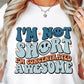 Im Not Short Im Concentrated Awesome Svg Files, Svg Tshirt, Png and Svg Sublimation Design, Svg Files For Cricut, Silhouette