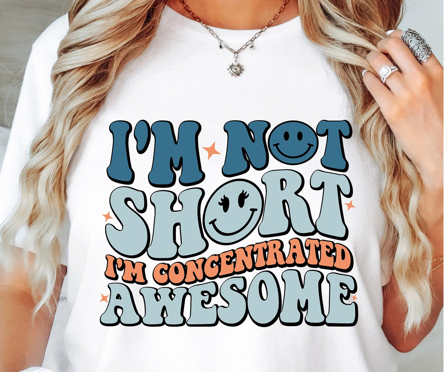 Im Not Short Im Concentrated Awesome Svg Files, Svg Tshirt, Png and Svg Sublimation Design, Svg Files For Cricut, Silhouette