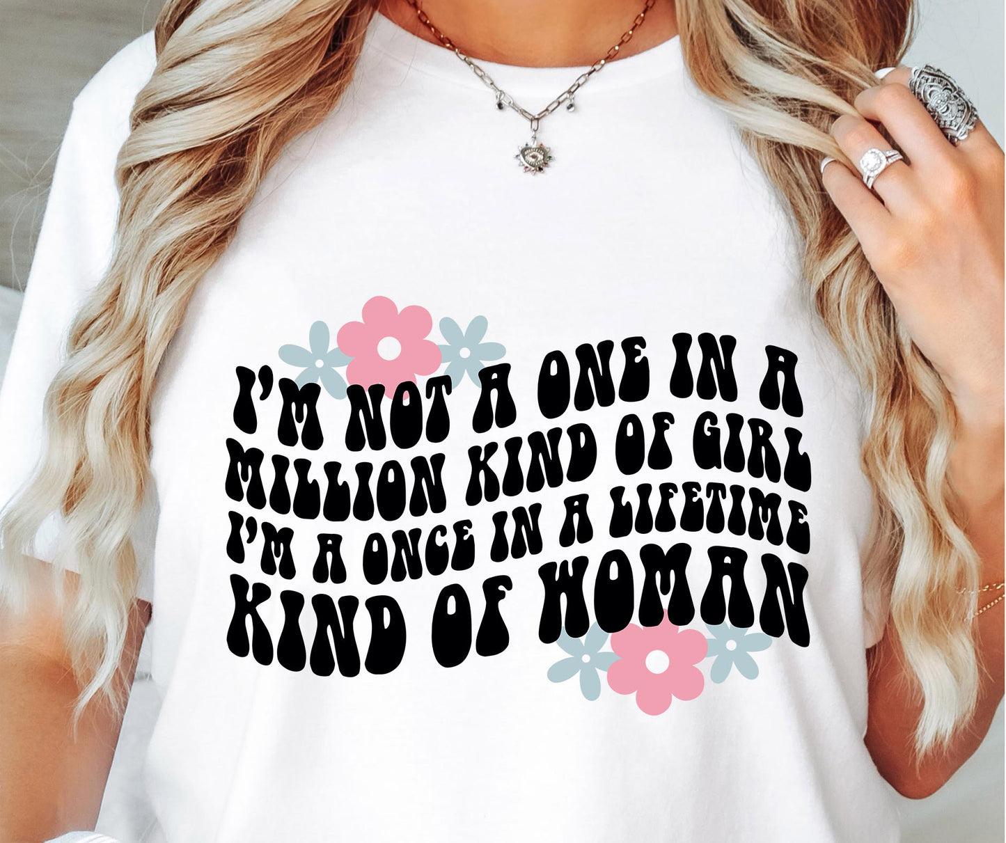 Im Not A Onee In A Million Kind Of Girl Svg Files, Svg Tshirt, Png and Svg Sublimation Design, Svg Files For Cricut, Silhouette