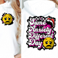 Sublimation PNG Sublimation PNG - Same day different anxiety T-shirt Png Design, Retro Hippy Sublimation, Smile 90s Digital Download PNG File, Pocket design-Tumblerwrapdesigns