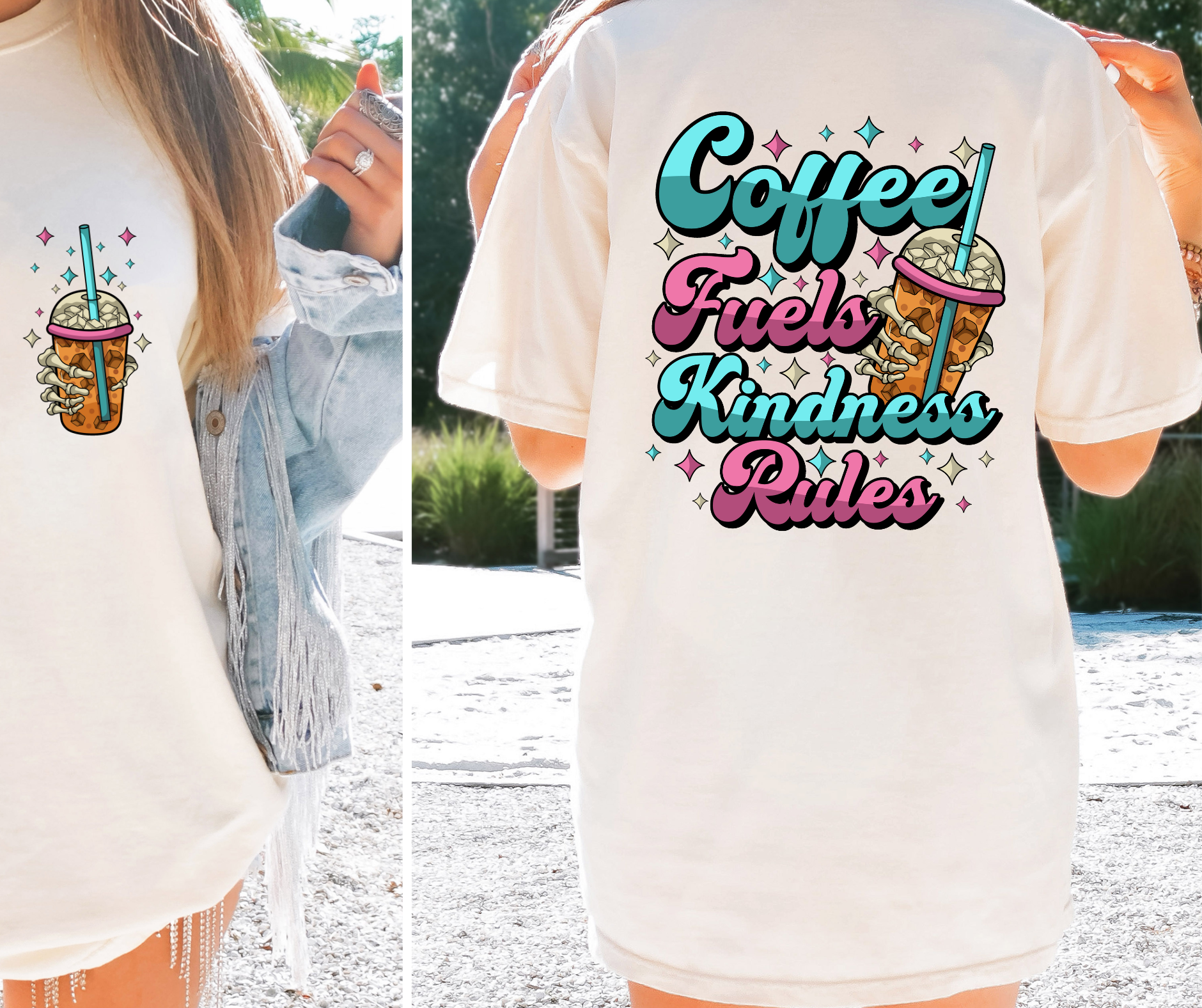 Sublimation PNG Sublimation PNG - Coffee Fuels Kindness Rules T-shirt Png Design, Retro Hippy Sublimation, Sassy Smile 90s Digital Download PNG File, Pocket design-Tumblerwrapdesigns