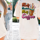 Sublimation PNG Sublimation PNG - Half Teacher half Coffee T-shirt Png Design, Retro Hippy Sublimation, Smile 90s Digital Download PNG File, Pocket design-Tumblerwrapdesigns