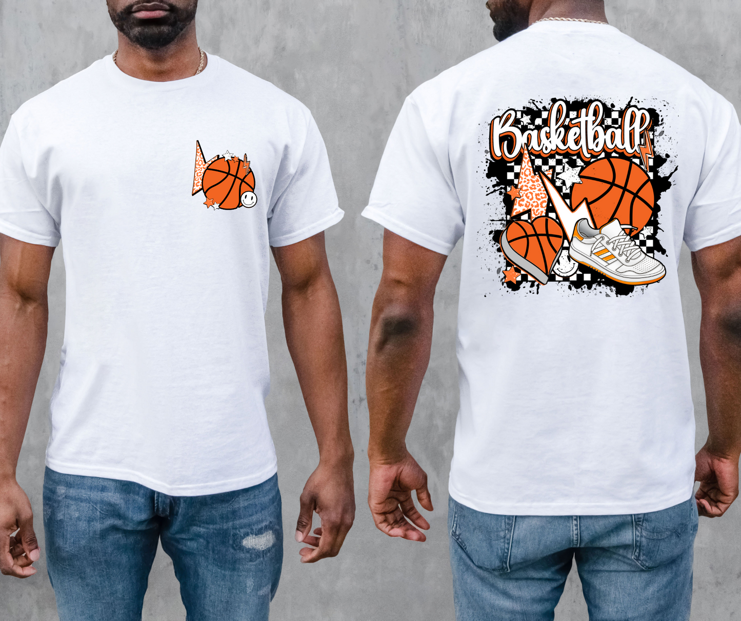 Basketball Retro T-shirt Png Design, Retro Sublimation, Basketball Digital Download PNG File, Commercial Use