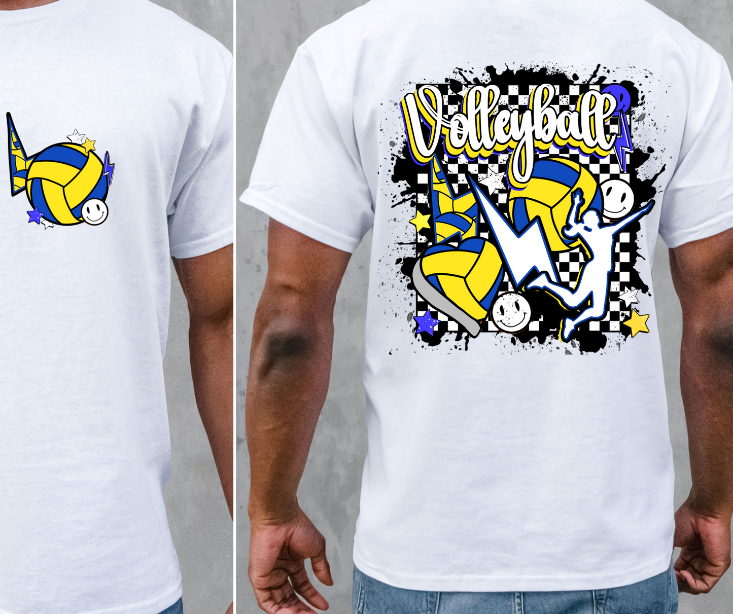 Volleyball Retro T-shirt Png Design, Retro Sublimation, Volleyball Digital Download PNG File, Commercial Use