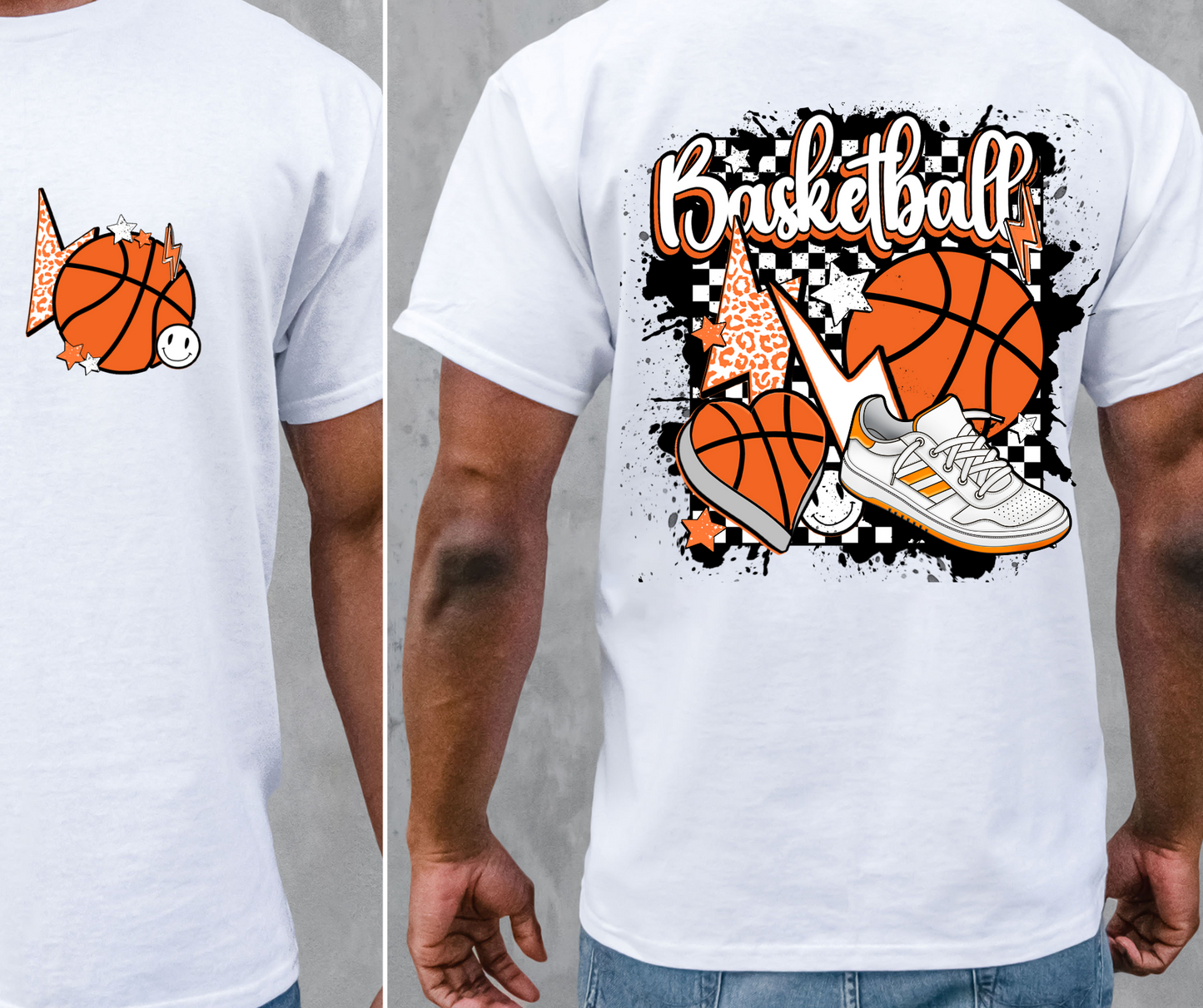 Basketball Retro T-shirt Png Design, Retro Sublimation, Basketball Digital Download PNG File, Commercial Use