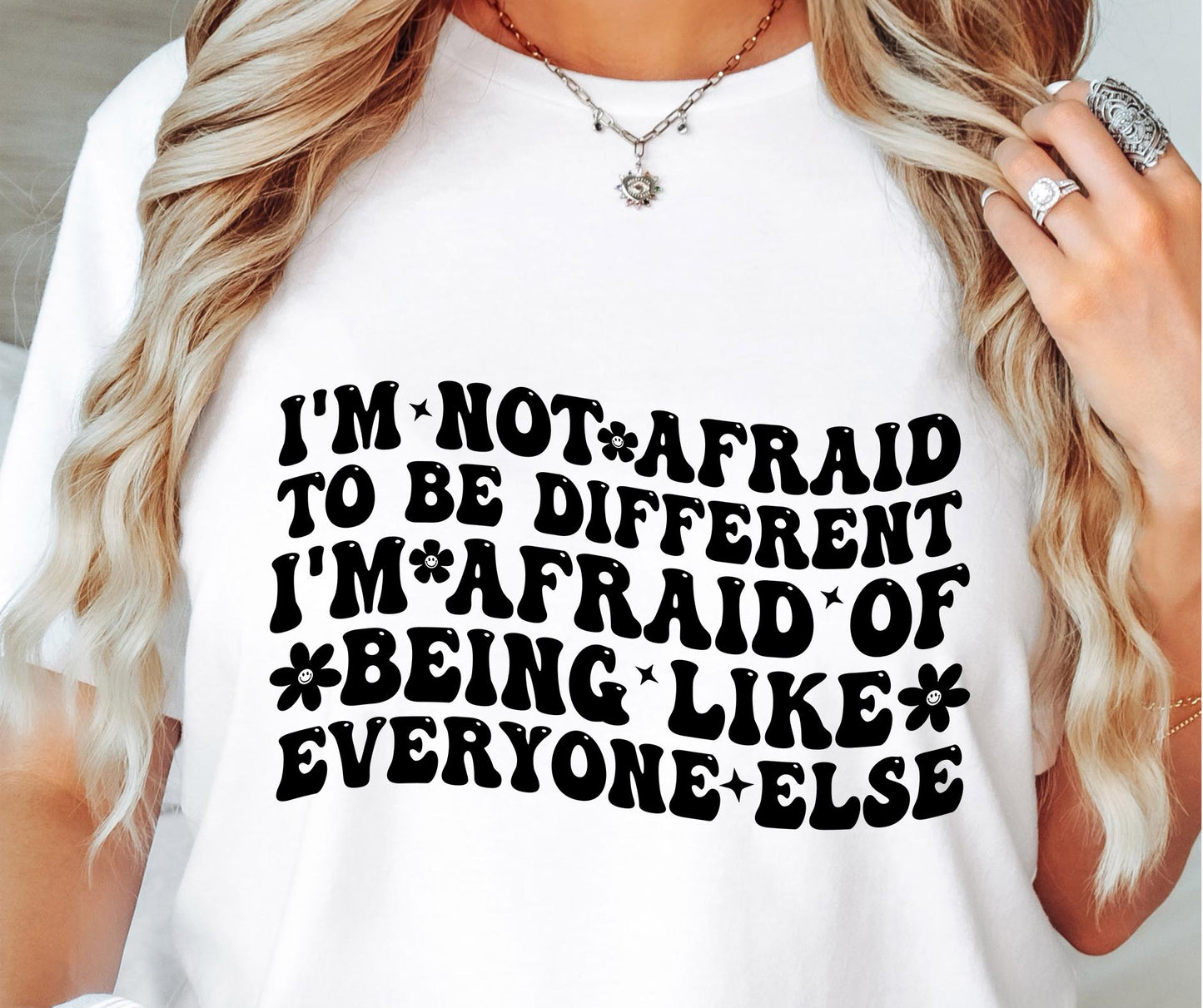 Im Not Afraid To Be Different Svg Files, Svg Tshirt, Png and Svg Sublimation Design, Svg Files For Cricut, Silhouette