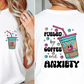 Sublimation PNG Sublimation PNG - Fueled by Coffee and Anxiety T-shirt Png Design, Retro Hippy Sublimation, Sassy Smile 90s Digital Download PNG File, Pocket design-Tumblerwrapdesigns