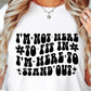 Im Not Here To Fit In Im Here To Stand Out Svg Files, Svg Tshirt, Png and Svg Sublimation Design, Svg Files For Cricut, Silhouette